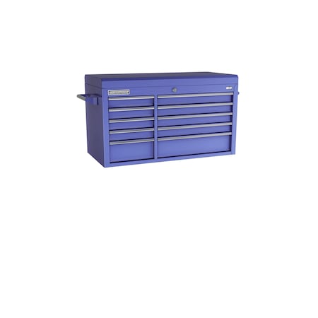 Champion Tool Storage FMPro Top Chest, 10 Drawer, Blue, Steel, 41 in W x 20 in D FMP4110TC-BL